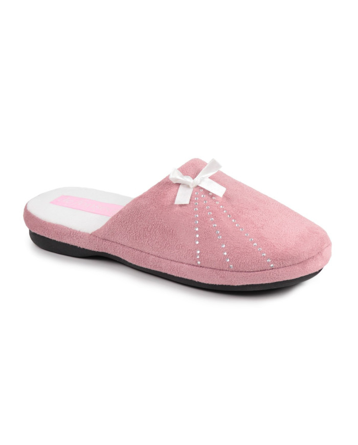 Chinelos de Quarto de Senhora Rosa  DeFonseca com Laço