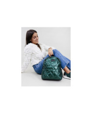 Ladies Green Backpack Padded