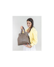 Maleta Lady Taupe con Particiones Interiores