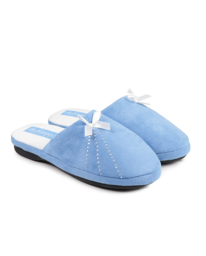 Ms. DeFonseca Room Slippers with Lace