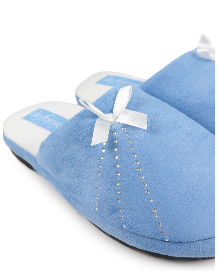 Ms. DeFonseca Room Slippers with Lace