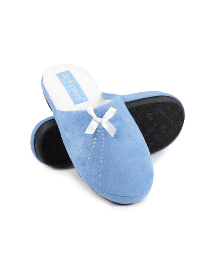 Ms. DeFonseca Room Slippers with Lace