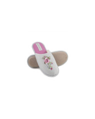 Ladies Room Slippers DeFonseca Floral Grey