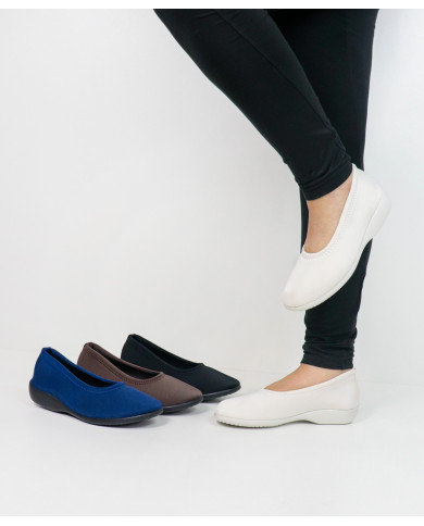 Zapatos cómodos ortopédicos ginova de licra suaves