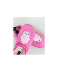 Pantufas DeFonseca Fuxia de Quarto Femininas Ajustáveis