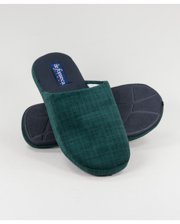 Zapatillas de habitación para hombres con estampado