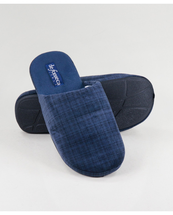 Men's Room Slippers with Stamped