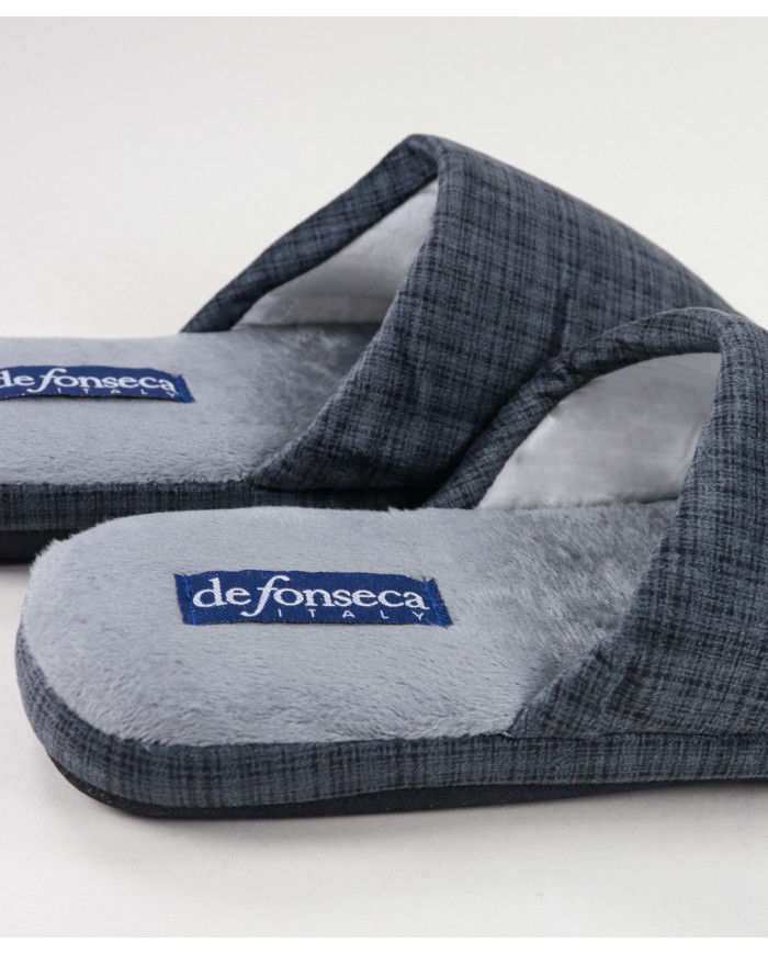 Zapatillas de habitación para hombres con estampado