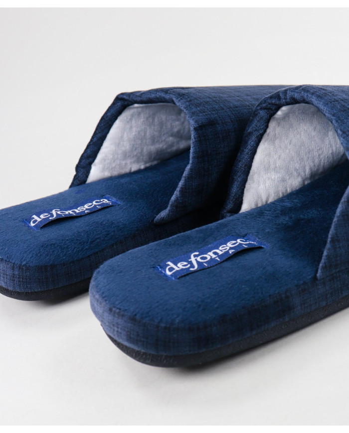 Zapatillas de habitación para hombres con estampado