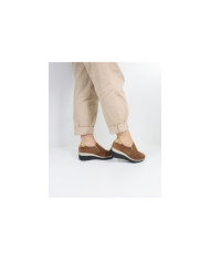 Camel Ginova shoes of Elastic in Cunha