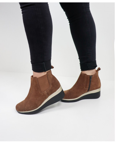 Camel de Cunha Ginova Boots with Elastic