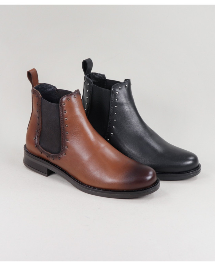Rasas Ginova boots with Elastic and Tachas