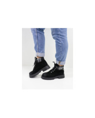 Botas de mujer Ginova con panel de tela