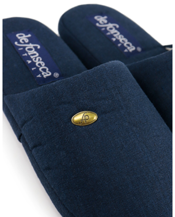 Men's Room Slippers Blue DeFonseca Liso