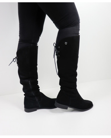 Botas Cano Alto Ginova con cordones ajustables