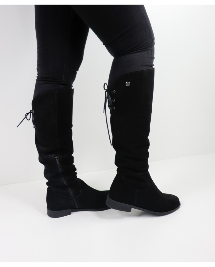 Botas Cano Alto Ginova con cordones ajustables