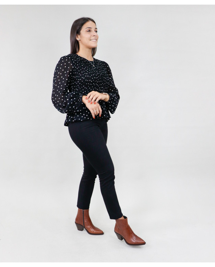 Botas Texana de tacón medio Ginova