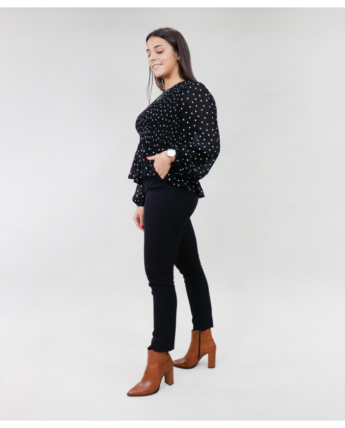 Botas de Salto Alto Ginova com Pele Gravada