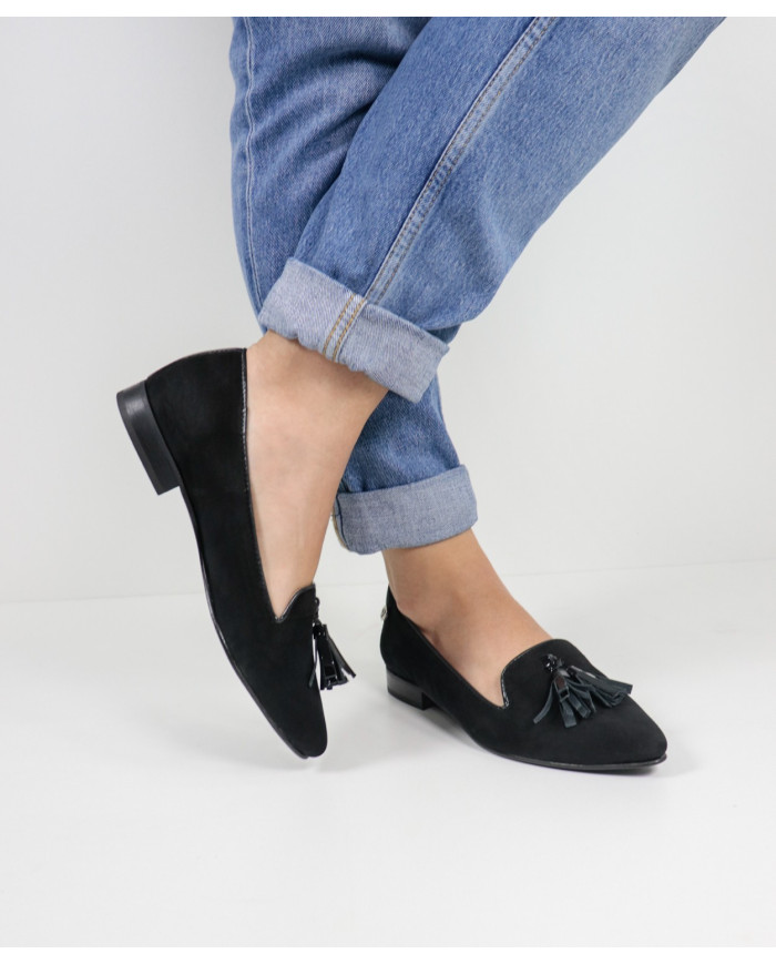 Black Shoes Rasos Ginova with Berloques