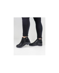 Botas de la Sra. Ginova con Efecto Quilted