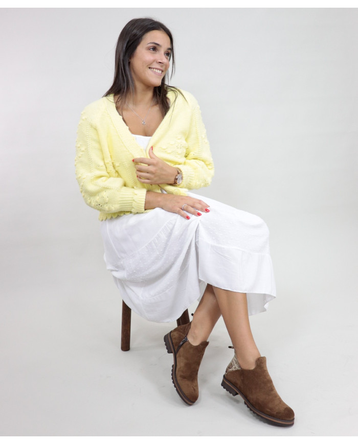 Ginova Rasos Botas con Cutout