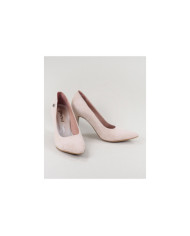 Stilettos Rosa de Senhora Ginova in Camurça