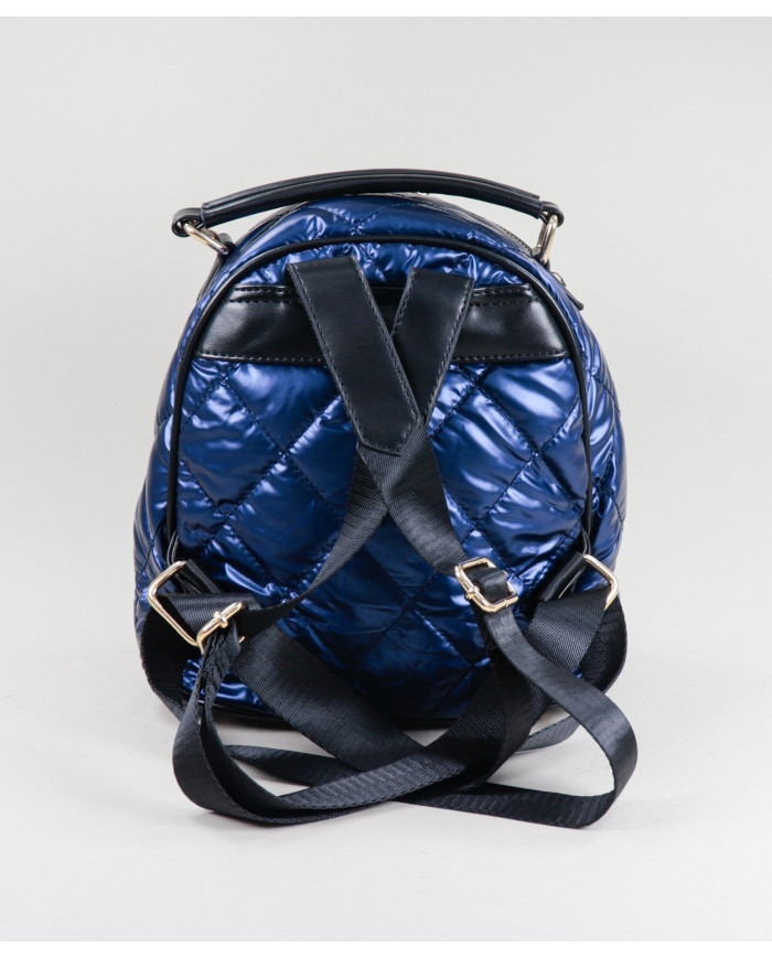 Mochila Azul de Senhora Acolchoada