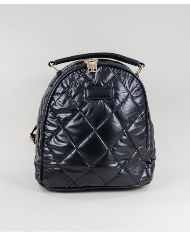 Mochila Preta de Senhora Acolchoada