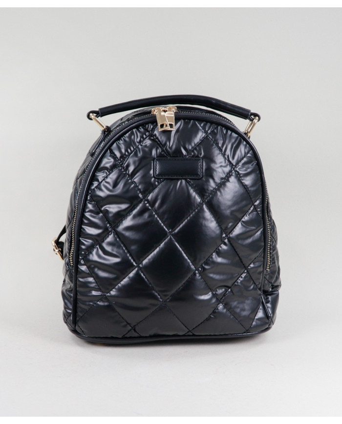 Mochila Preta de Senhora Acolchoada