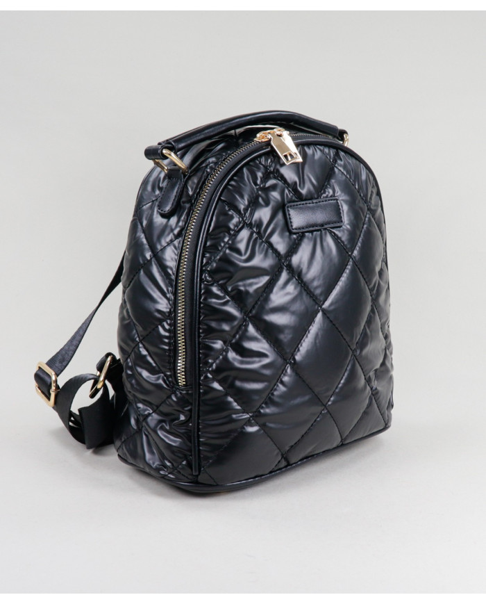 Ladies Black Backpack Padded