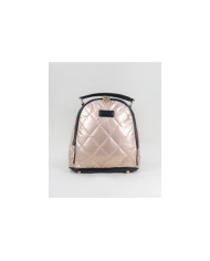 Mochila Dourada de Senhora Acolchoada