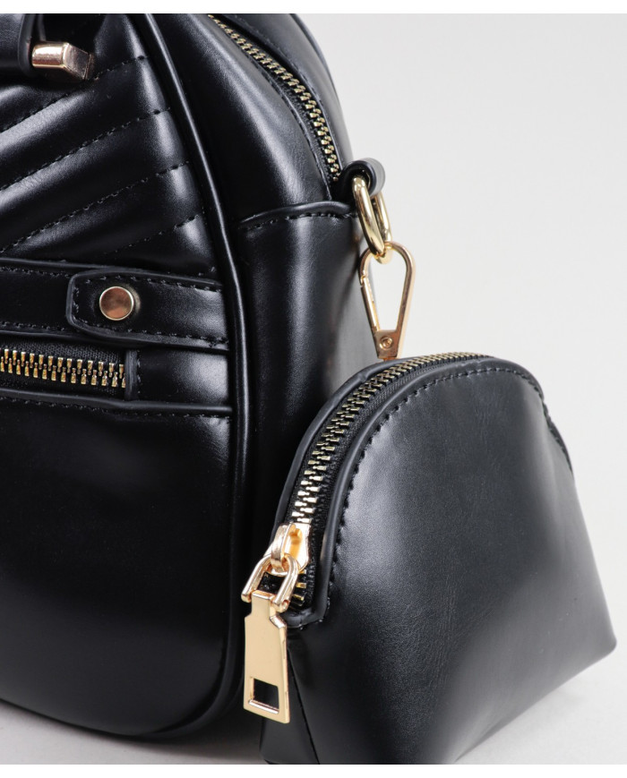 Ladies Black Case with Mini Wallet