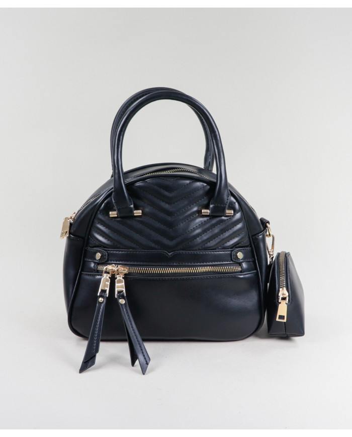 Ladies Black Case with Mini Wallet