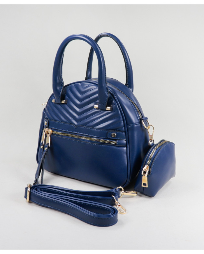 Blue Lady Bag with Mini Wallet