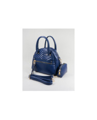 Blue Lady Bag con Mini Wallet