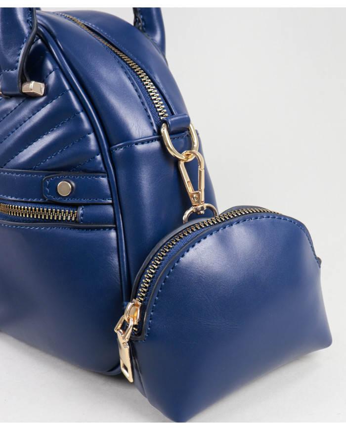 Blue Lady Bag with Mini Wallet