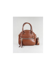 Señoras Camel Bag con Mini Wallet