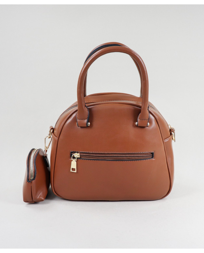 Ladies Camel Bag with Mini Wallet