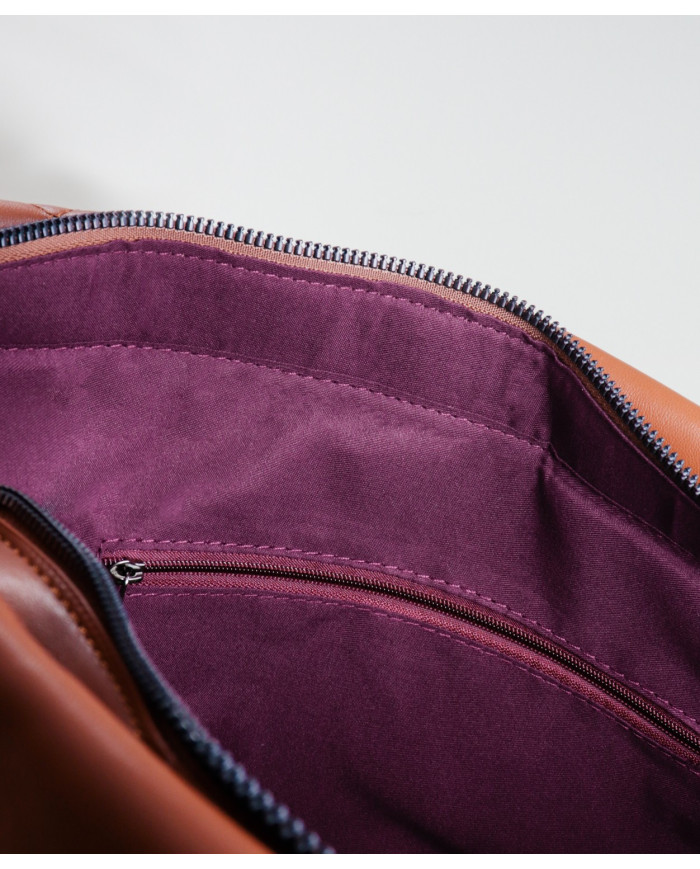 Lady Camel Bolsa con Manijas en Cadenas