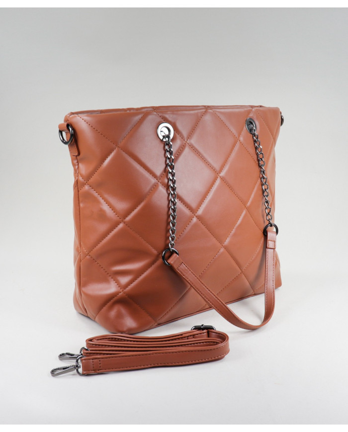 Lady Camel Bolsa con Manijas en Cadenas