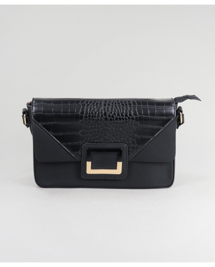 Lady's Black Suitcase with magnet button