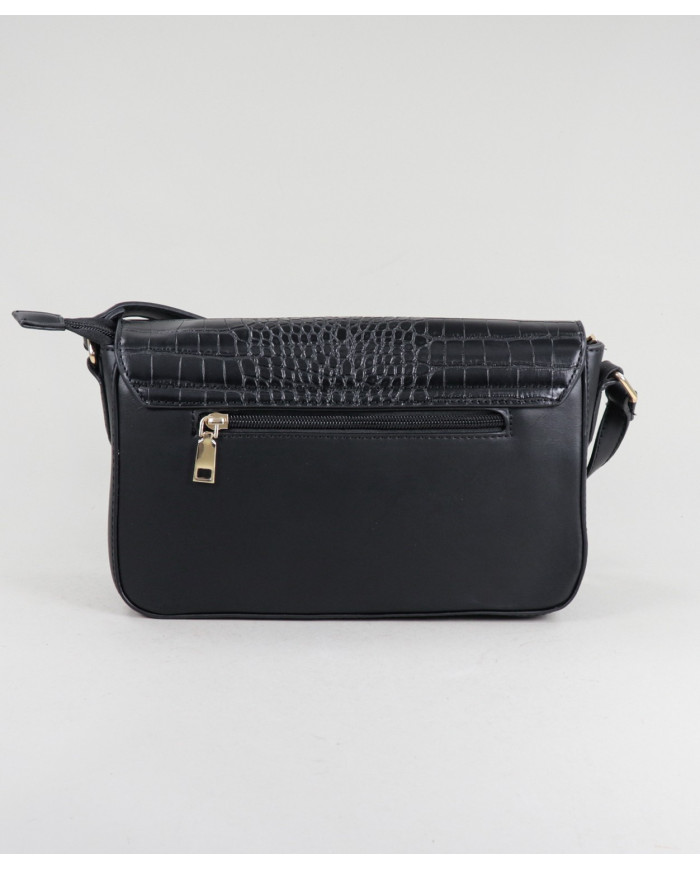 Lady's Black Suitcase with magnet button