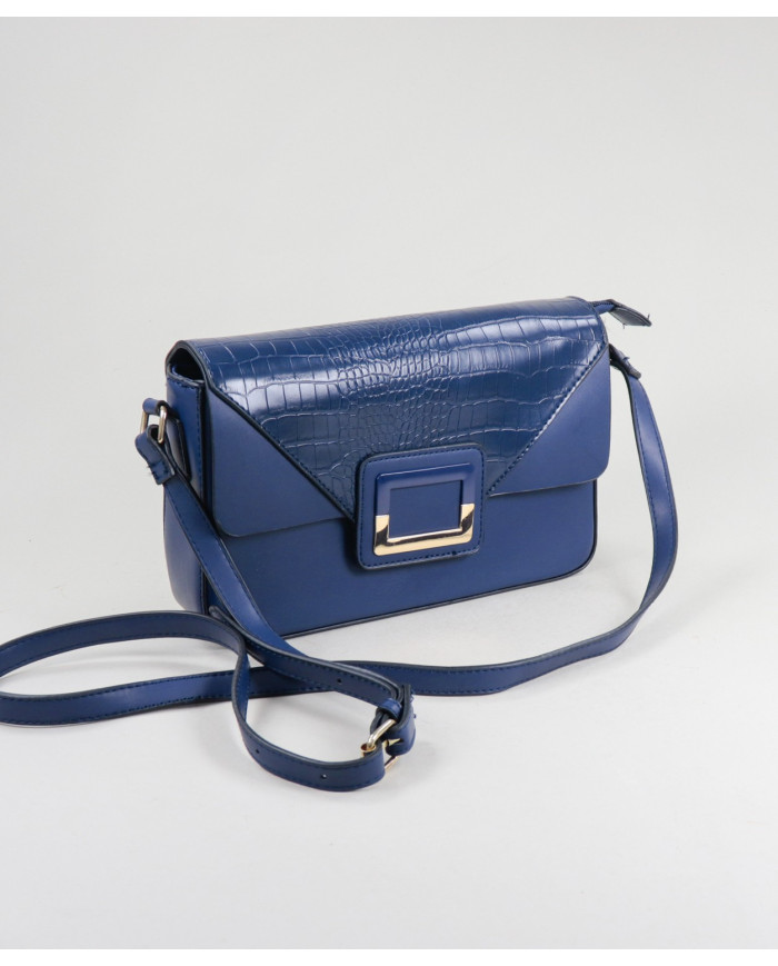 Maleta azul de Lady con botón de imán