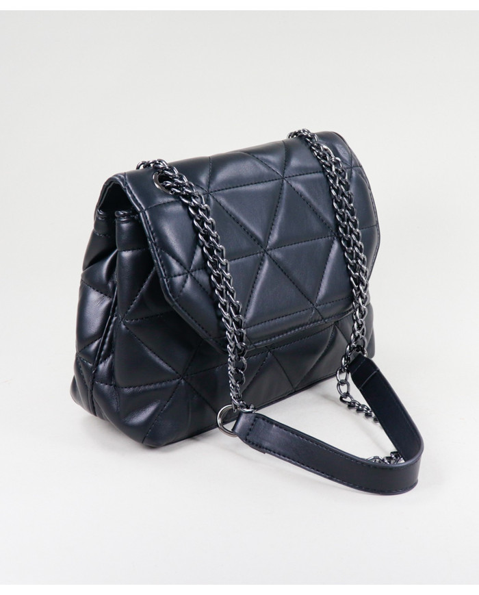 Lady's Black Shoulder Bag