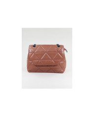 Lady Camel Bag con costuras