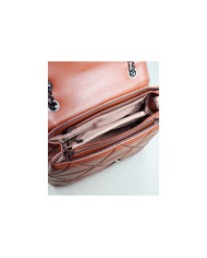 Lady Camel Bag con costuras