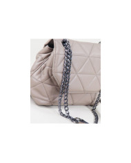 Mala Taupe de Senhora com Costuras