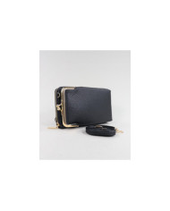 Cartera negra de mujeres con división móvil