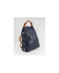 Women's Black Backpack with Front Clasp