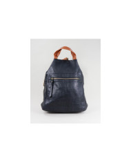 Mochila negra de mujeres con cierre frontal